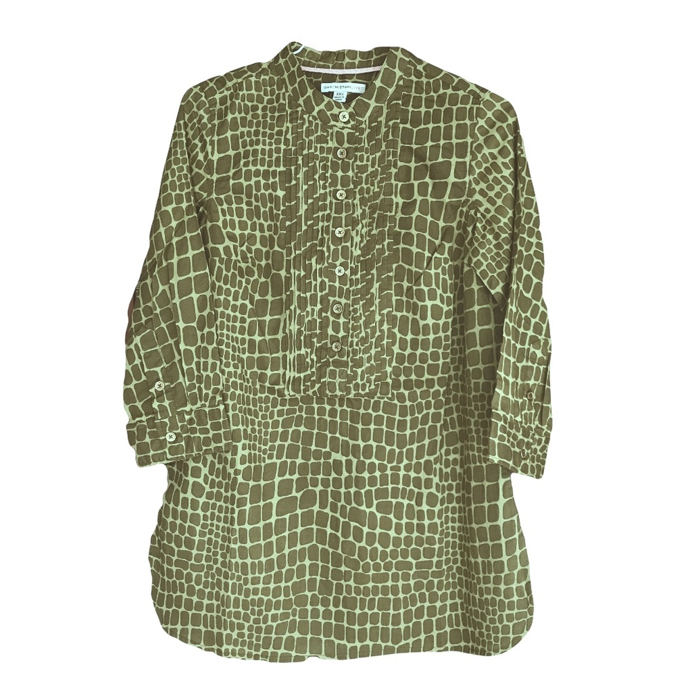 Isaac Mizrahi Tunic Alligator Print New no tags